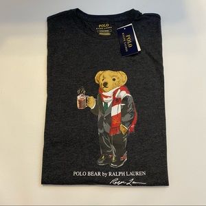 Polo Ralph Lauren Cocoa Bear Long Sleeve Shirt